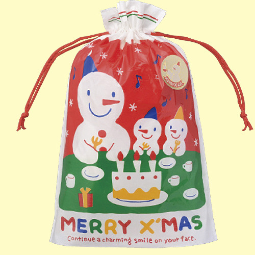 크리스마스 눈사람 포장백 포장봉투(2매)